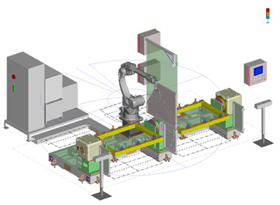 机器人标准焊接系统一字型系统